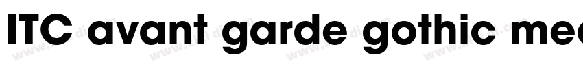 ITC avant garde gothic medium字体转换